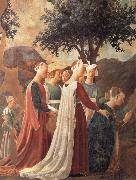 Piero della Francesca Die Konigin von Saba betet das Kreuzesholz and Ausschnitt France oil painting artist